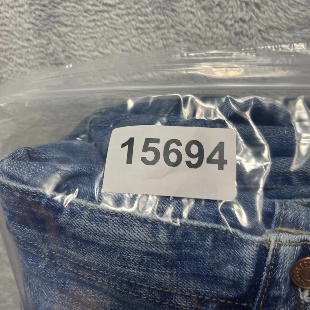 Levis 569 Loose Straight Fit Jeans Mens 34x32 Blue Medium Wash Denim 100% Cotton